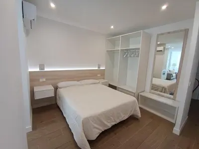 Cama o camas de una habitación en Apartamentos DALA