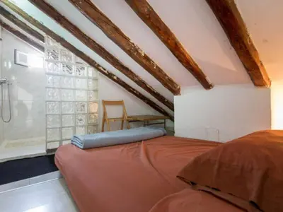 Zona de estar de Atico duplex loft Lavapies