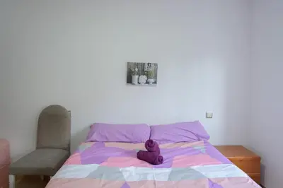Cama o camas de una habitación en Apartamento Peña Prieta 3 habitaciones