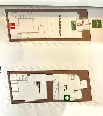 Plano de Coqueto apartamento en Chamberí 4 personas