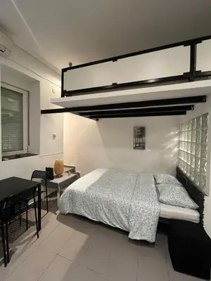 Cama o camas de una habitación en BM32b Estudio Chamberi Quevedo