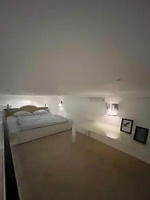 Cama o camas de una habitación en BM32b Estudio Chamberi Quevedo