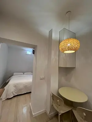 Cama o camas de una habitación en QGO13Ib Estudio Chamberi metro Bilbao