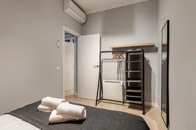 Cama o camas de una habitación en Waou Justicia IV - Alquiler Corta Duración