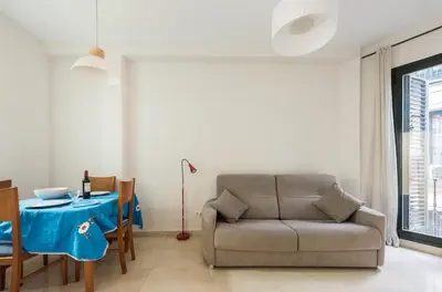 Zona de estar de Madrid-Sol Apartment Short Term Staying