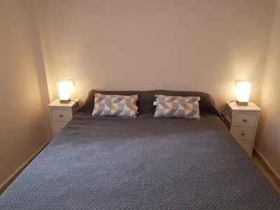 Cama o camas de una habitación en Madrid-Sol Apartment Short Term Staying