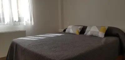 Cama o camas de una habitación en Madrid-Sol Apartment Short Term Staying