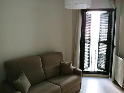 Zona de estar de Madrid-Sol Apartment Short Term Staying