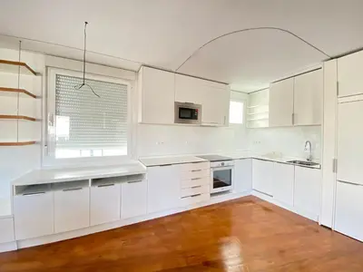 Una cocina o zona de cocina en Apartamento Plaza España