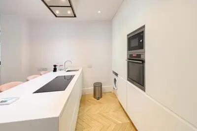 Una cocina o zona de cocina en Luxury apartment in the center of Madrid REI251