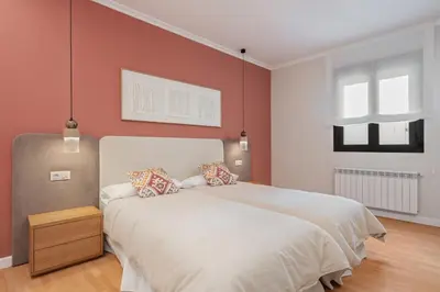 Cama o camas de una habitación en Luxury San Bernardo by Cómodo Madrid