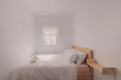 Cama o camas de una habitación en Wood 1