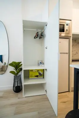 Una cocina o zona de cocina en Beautiful studio in Prosperidad - Salazar