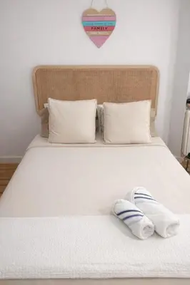 Cama o camas de una habitación en Estudio Atocha