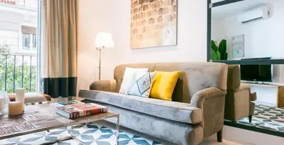 Zona de estar de Santo Domingo I - 1 Bedroom Apartment in Gran Via