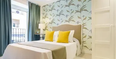 Cama o camas de una habitación en Santo Domingo II - 1 Bedroom Apartment in Gran Via