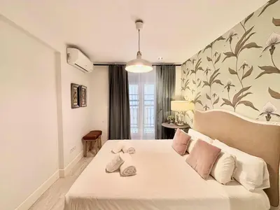 Cama o camas de una habitación en Santo Domingo II - 1 Bedroom Apartment in Gran Via