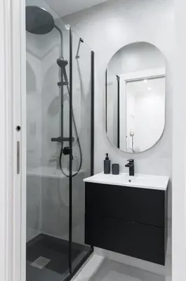 Un baño de Luz y diseño en Malasaña, Piso céntrico y nuevo