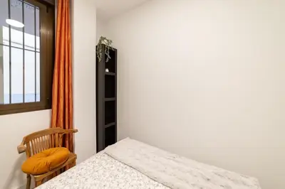 Cama o camas de una habitación en Apartamento bonito en el Centro de Madrid