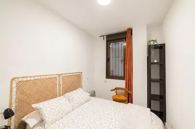 Cama o camas de una habitación en Apartamento bonito en el Centro de Madrid
