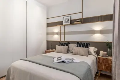 Cama o camas de una habitación en Blondie - 2 bedroom in Ibiza
