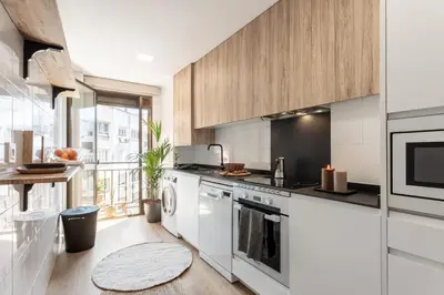 Una cocina o zona de cocina en Sahara - 2 bedrooms and terrace in Goya