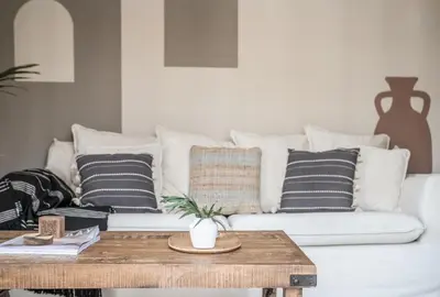 Zona de estar de Sahara - 2 bedrooms and terrace in Goya