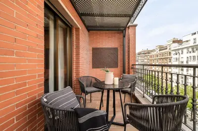 Un balcón o terraza de Sahara - 2 bedrooms and terrace in Goya