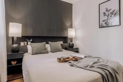 Cama o camas de una habitación en Likou - 3 bedrooms and terrace in Ríos Rosas