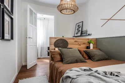 Cama o camas de una habitación en Likou - 3 bedrooms and terrace in Ríos Rosas