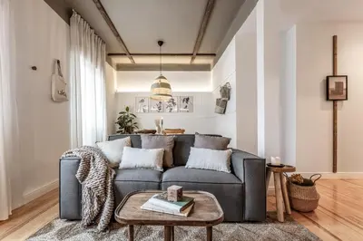 Zona de estar de Gazules - 2 bedrooms in Castellana