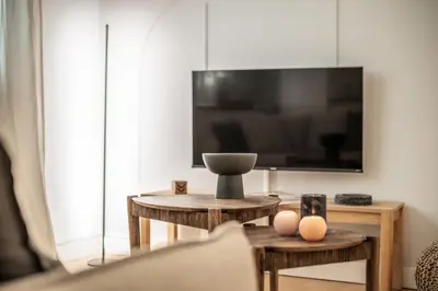 Una televisión o centro de entretenimiento en Profumo - 1 bedroom apartment in Justicia