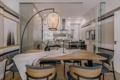 Un restaurante o sitio para comer en Coltrane - 3 bedrooms in Castellana