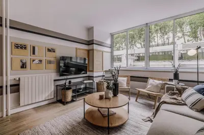 Zona de estar de Coltrane - 3 bedrooms in Castellana