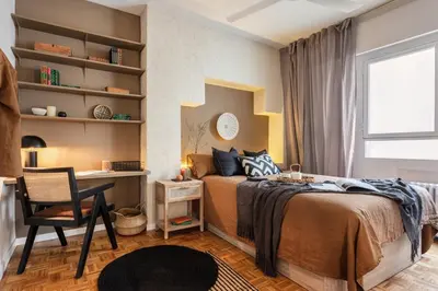 Cama o camas de una habitación en Bechar - 2 bedrooms in Castellana