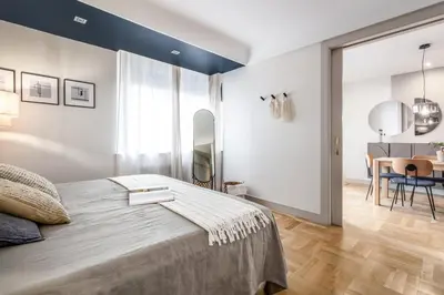 Cama o camas de una habitación en Ouki - 2 bedrooms in Salamanca