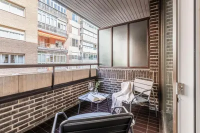 Un balcón o terraza de Ouki - 2 bedrooms in Salamanca