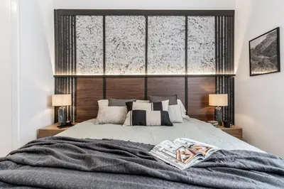 Cama o camas de una habitación en Ordino - 3 bedrooms in Trafalgar