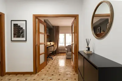 Cama o camas de una habitación en Aslan - 4 bedrooms and terrace in Lista