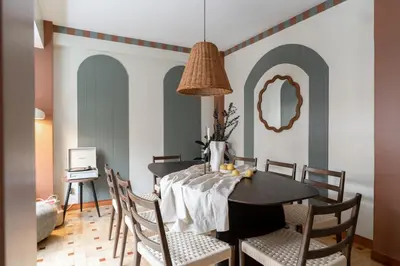 Zona de estar de Aslan - 4 bedrooms and terrace in Lista