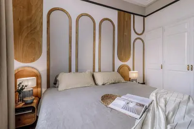 Cama o camas de una habitación en Chich - 2 bedrooms and balcony in Palacio