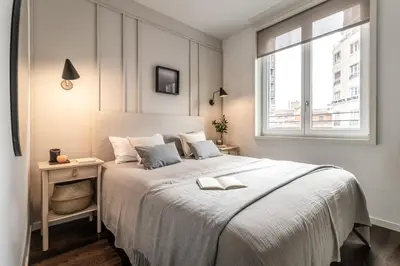 Cama o camas de una habitación en Terzigno - 2 bedrooms and shared pool in Malasaña
