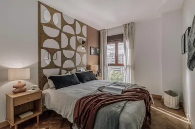 Cama o camas de una habitación en Anku - 2 bedrooms and pool in Ciudad Jardín