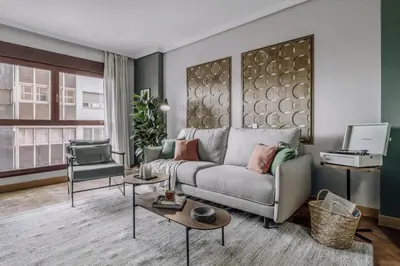 Zona de estar de Anku - 2 bedrooms and pool in Ciudad Jardín