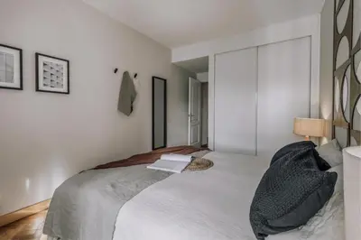 Cama o camas de una habitación en Anku - 2 bedrooms and pool in Ciudad Jardín