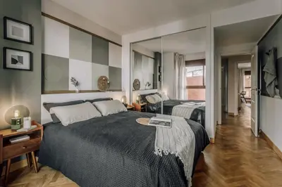 Cama o camas de una habitación en Anku - 2 bedrooms and pool in Ciudad Jardín