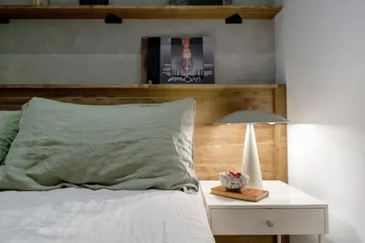 Cama o camas de una habitación en Marea - 2 bedrooms in Trafalgar