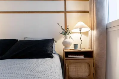 Cama o camas de una habitación en Marea - 2 bedrooms in Trafalgar