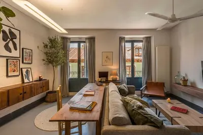 Zona de estar de Vinci - 1 bedroom in Malasaña
