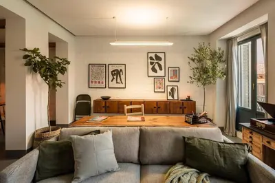 Zona de estar de Vinci - 1 bedroom in Malasaña